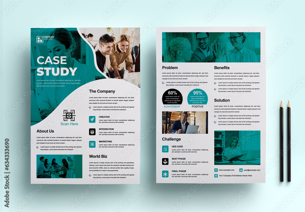 Case Study Stock Template Adobe Stock