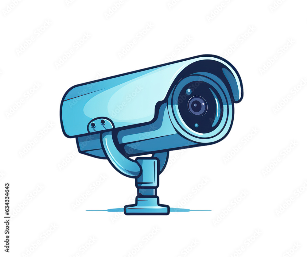 Close-Up of Vector Surveillance Camera Isolated on a Transparent Background, No Background
Close-Up of Vector Surveillance Camera Isolated on a Transparent Background, No Background