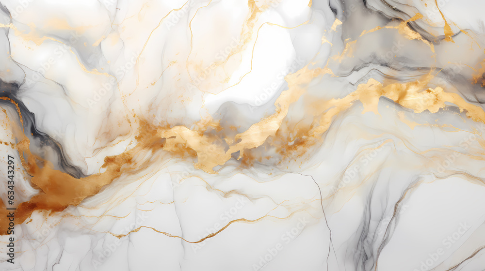 Obraz premium Luxury White Gold Marble texture background