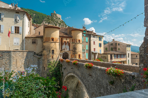 Entrevaux. Old medieval town photo