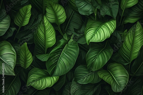 abstract tropical leaves texture  nature background  tropical leaf