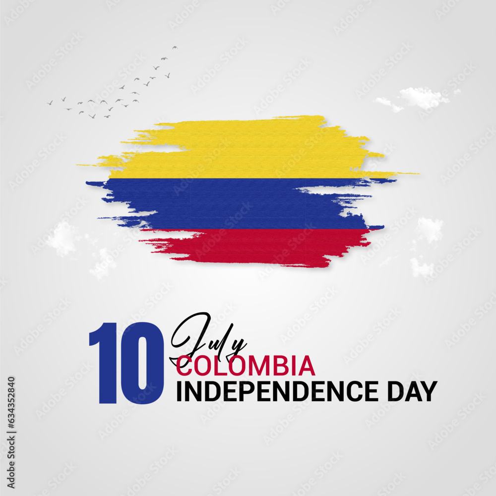 Colombia Independence day Design Colombia Independence day Design