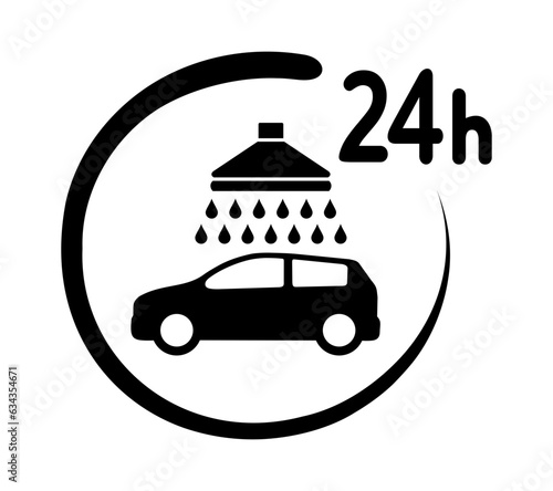 myjnia samochodowa całodobowa ikona