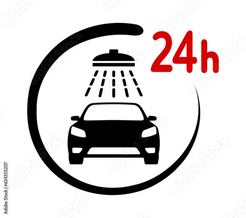 myjnia samochodowa całodobowa ikona