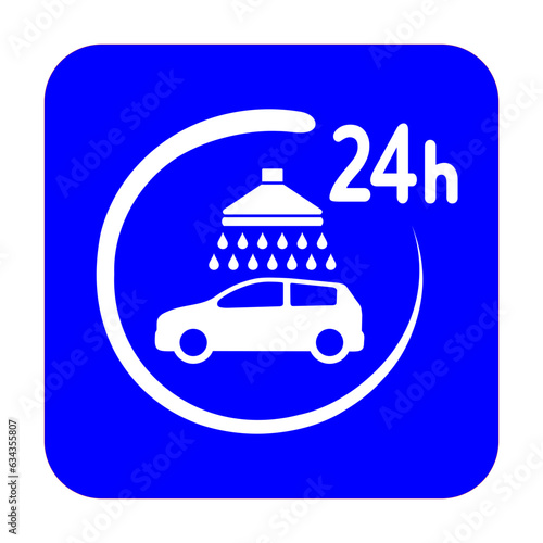 myjnia samochodowa całodobowa ikona