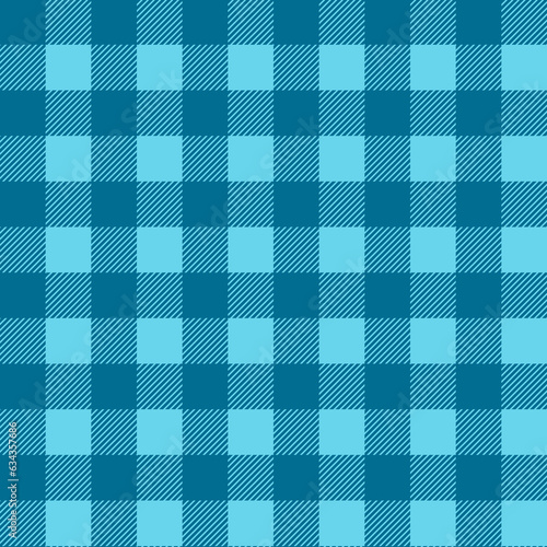 blue gingham seamless pattern. Pale pink background texture. Checked tweed plaid repeating wallpaper. Fabric design.