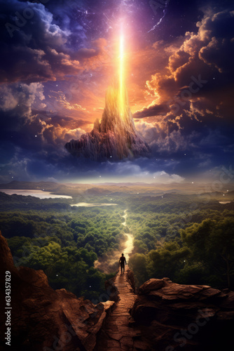 Genesis, in the beginning God created the heaven and the earth