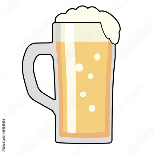 ビールジョッキのイラスト