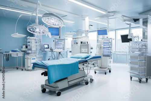 Equipment and medical devices in modern operating room | Generative AI