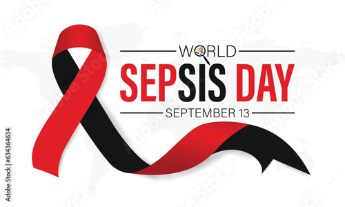 Vector illustration on the theme of Sepsis awareness month observed each year during September and Sepsis awareness day September 13.