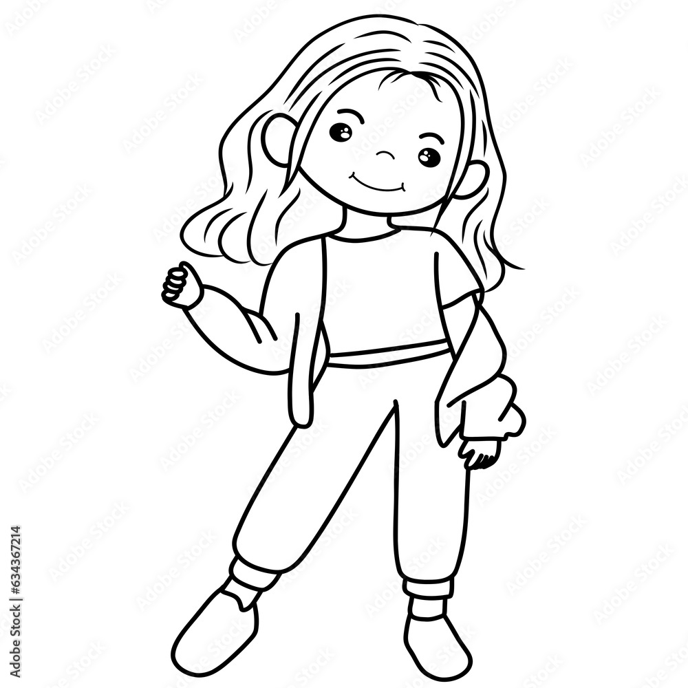 Hand drawn,cartoon character. Creative with illustration in flat design,watercolor. Hand drawn,cartoon character. Creative with illustration in flat design,watercolor.