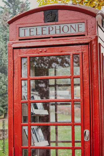 Alte Telefonzelle, Telefone, britische Telefonzelle