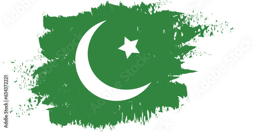 pakistan flag vector background illustration