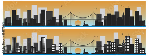 Canvas Print istanbul silhouette vector