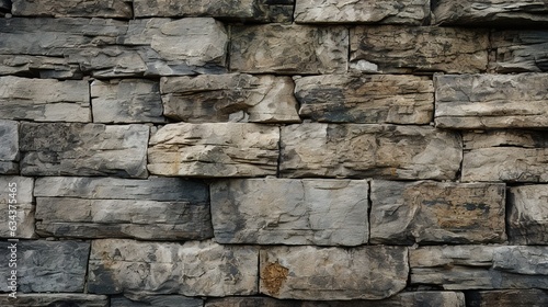 old stone wall texture background. Generative AI