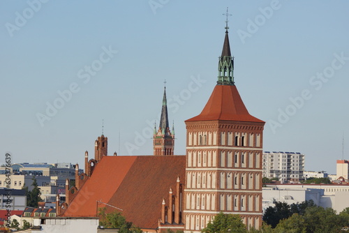 Fototapeta Naklejka Na Ścianę i Meble -  Katedra św. Jakuba w Olsztynie. Polska - Mazury - Warmia.