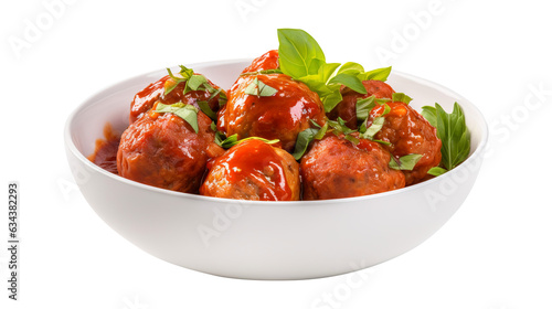 meatballs with vegetables photo