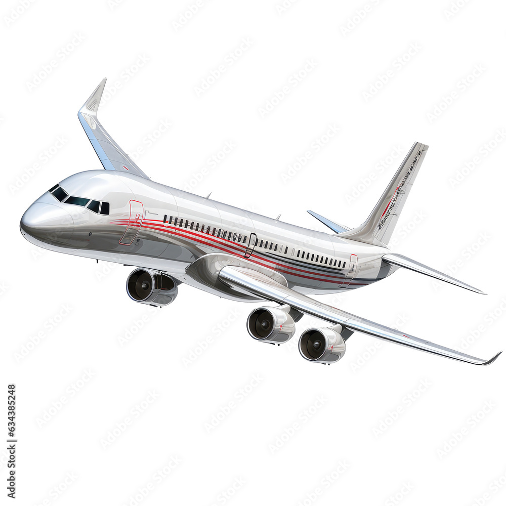 Obraz premium airplane isolated on white