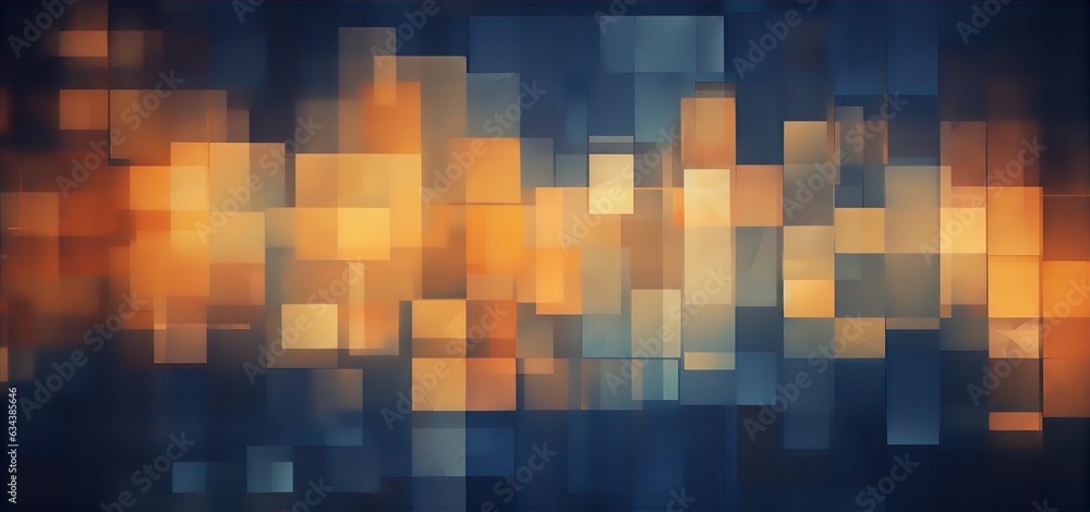 Blue yellow abstract modern art background