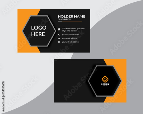 special corporate business card design for personal identity