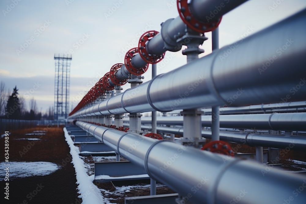 Pipeline and pipe rack of petroleum Pipeline and pipe rack of petroleum