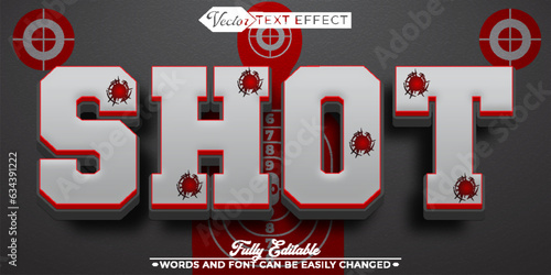 Gun Shot Editable Text Effect Template