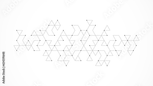 Creative idea of modern design with abstract geometric background. Minimalist vector texture with triangles pattern