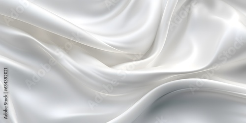 Fototapete White Silk Background