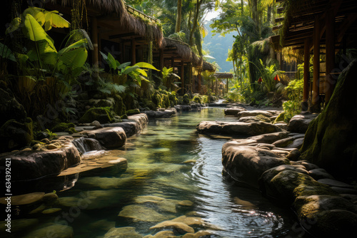 Cascading Waters and Verdant Greens