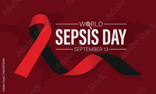 Vector illustration on the theme of Sepsis awareness month observed each year during September and Sepsis awareness day September 13.