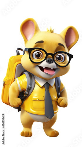 french bulldog concept back to school  Generation AI Illustration