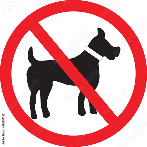 No pets allowed sign vector , No dogs allowed sign vector