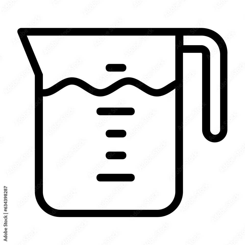 measuring glass icon measuring glass icon