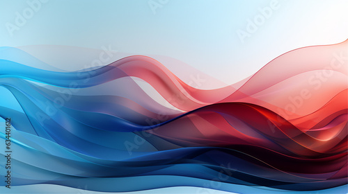 Wave abstract background with white blue and orange color, texture pattern.