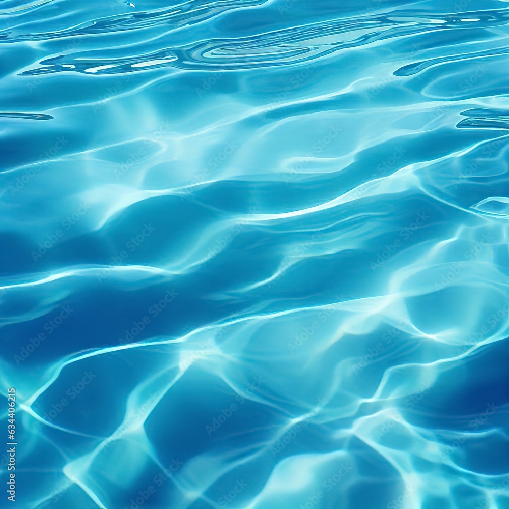 Swimming Pool Blue Water Surface Background Texture