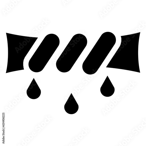 Wring Out Clothes Icon in Trendy Flat Isolated on Transparent Background. SVG Vector
