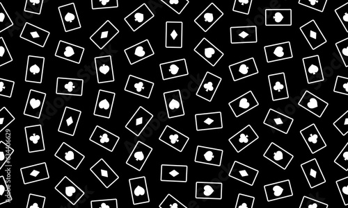 トランプのカードの背景