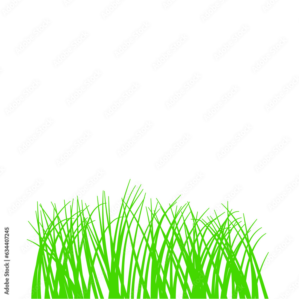 Fototapeta premium Illustration of Green Grass