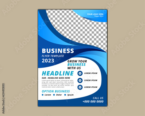 special new modern flyer design for personal identity