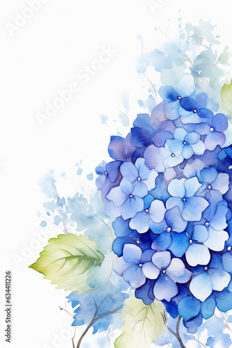 flowers bouquet watercolor art design. Generative AI