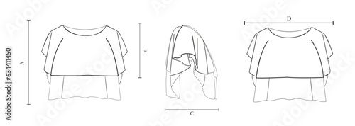 Shirt Technical Illustration