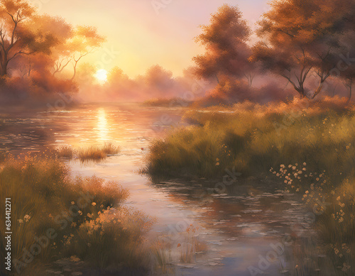 Tranquil Sunrise Canvas