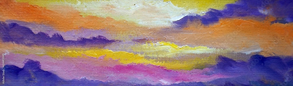 textured colorful abstract oil painting background