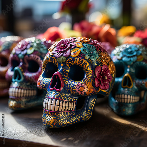 skull, mexican skull, day of the dead, skeleton head