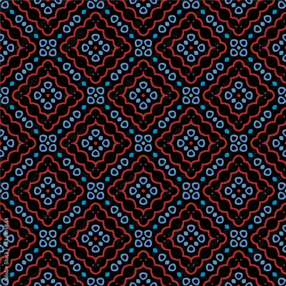 Geometric ornament in ethnic style.Seamless pattern with abstract shapes.Repeat design for fashion, textile design, on wall paper, wrapping paper, fabrics and home decor. Geometric ornament in ethnic style.Seamless pattern with abstract shapes.Repeat design for fashion, textile design, on wall paper, wrapping paper, fabrics and home decor.