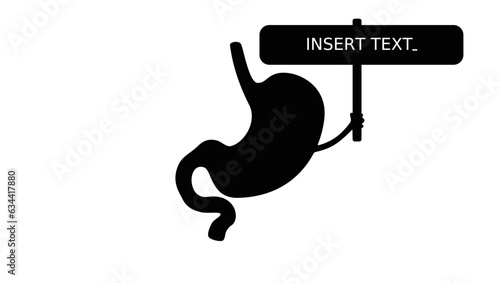 Template for medical advice about the stomach