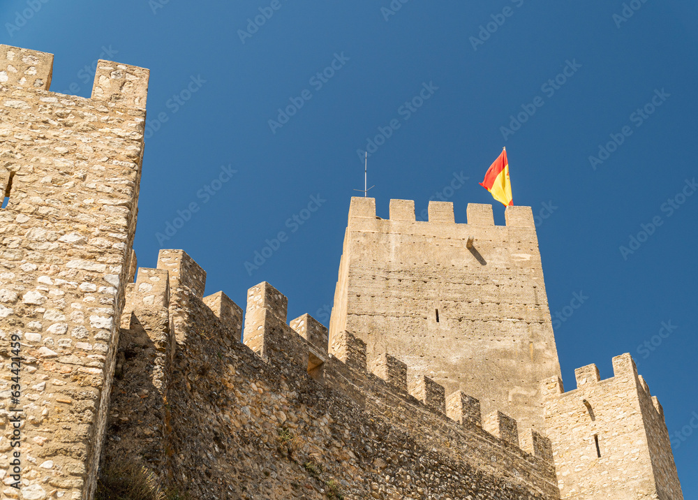 Castle in Banyeres de Mariola, Alicante (Spain).