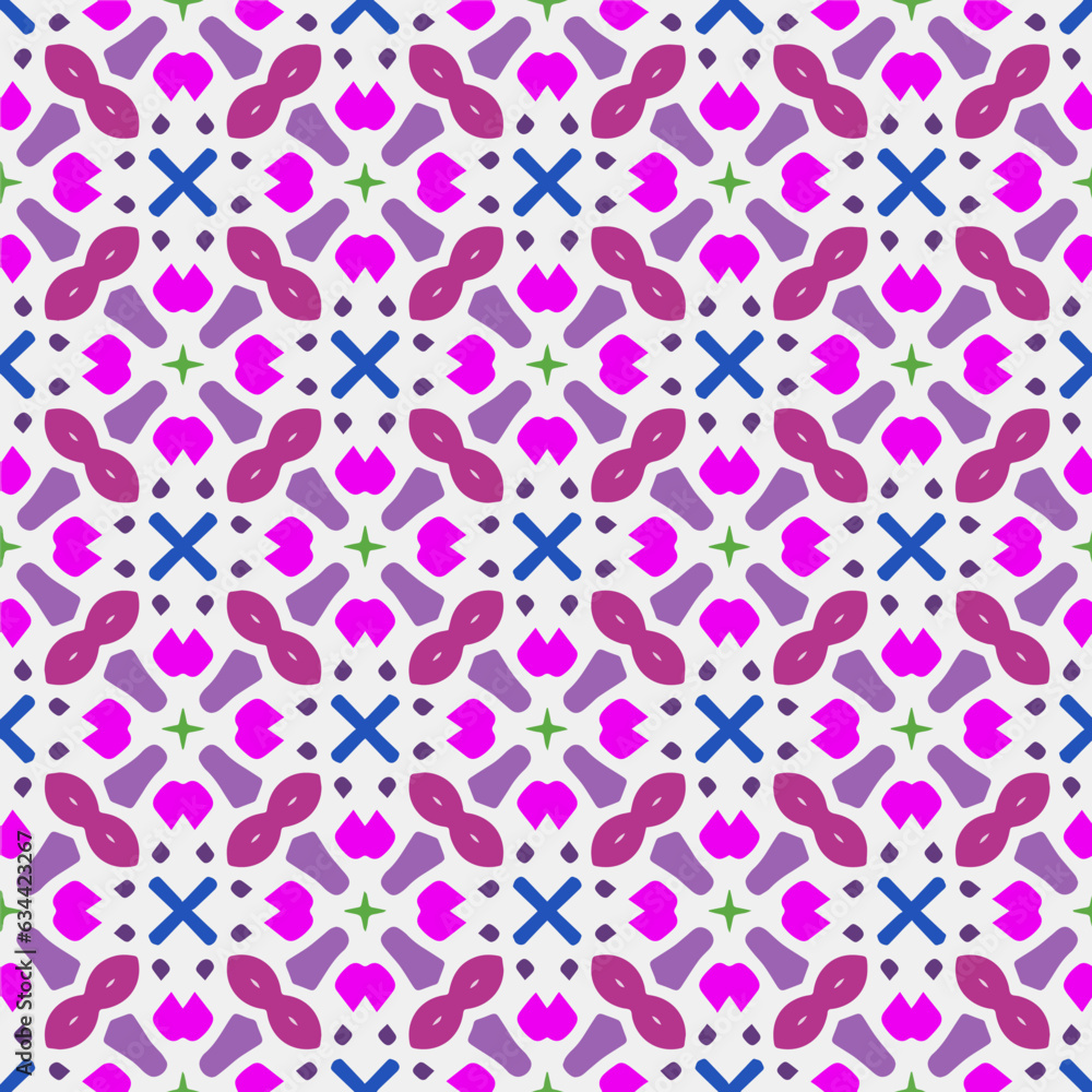 Geometric ornament in ethnic style.Seamless pattern with abstract shapes.Repeat design for fashion, textile design, on wall paper, wrapping paper, fabrics and home decor. Geometric ornament in ethnic style.Seamless pattern with abstract shapes.Repeat design for fashion, textile design, on wall paper, wrapping paper, fabrics and home decor.