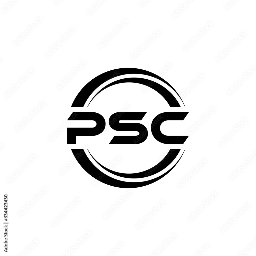 PSC letter logo design with white background in illustrator, vector logo modern alphabet font overlap style. calligraphy designs for logo, Poster, Invitation, etc. PSC letter logo design with white background in illustrator, vector logo modern alphabet font overlap style. calligraphy designs for logo, Poster, Invitation, etc.