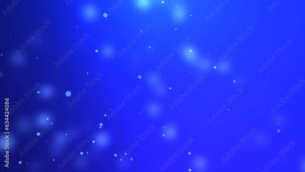 Glowing Balls of Light in Blue Gradient Atmosphere 4K Loop features hard and soft edge spheres floating against a blue background in a loop. Glowing Balls of Light in Blue Gradient Atmosphere 4K Loop features hard and soft edge spheres floating against a blue background in a loop.
